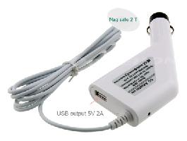 60W 16V 3.65A Magsafe2 T tip Magnetic Connector Notebook Power Adapter Car Charger for Apple Macbook